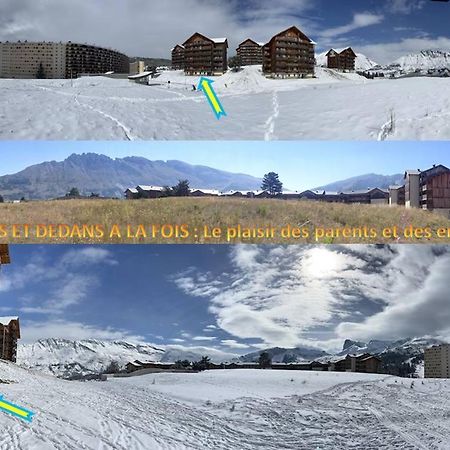 Appartement 8-10 Personnes Superdevoluy Hautes Alpes Rez De Chaussee Vue Panoramique 3 Chambres Saint-Étienne-en-Dévoluy Exteriér fotografie
