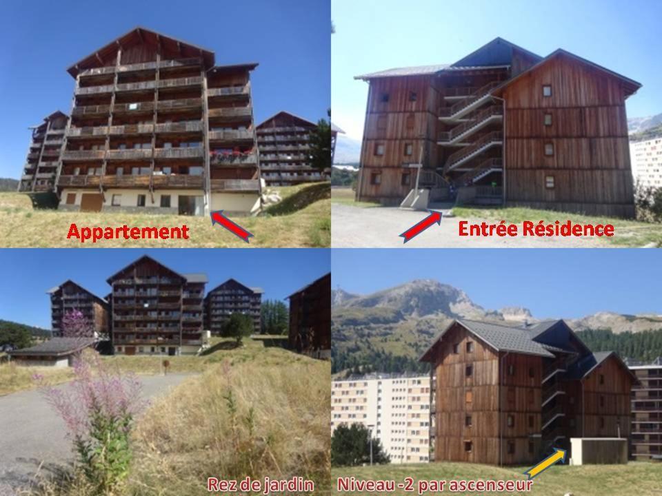 Appartement 8-10 Personnes Superdevoluy Hautes Alpes Rez De Chaussee Vue Panoramique 3 Chambres Saint-Étienne-en-Dévoluy Exteriér fotografie