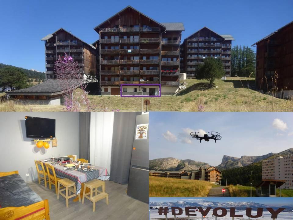 Appartement 8-10 Personnes Superdevoluy Hautes Alpes Rez De Chaussee Vue Panoramique 3 Chambres Saint-Étienne-en-Dévoluy Exteriér fotografie