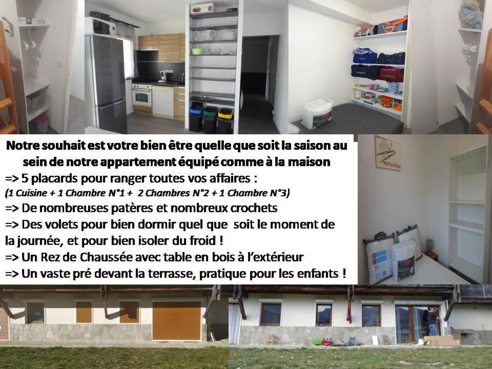 Appartement 8-10 Personnes Superdevoluy Hautes Alpes Rez De Chaussee Vue Panoramique 3 Chambres Saint-Étienne-en-Dévoluy Exteriér fotografie